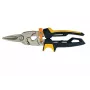 Fiskars PowerGear Aviation Snips, Straight Cut, Stainless Steel, Orange/Black, 21 cm, FS1027207