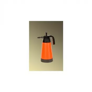 FISKARS Pressure Sprayer 1.8L Manual Pump Garden Sprayer with Adjustable Nozzle, HDPE Tank, Ergonomic Handle, Black/Orange