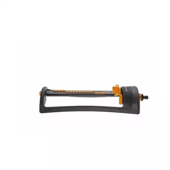 Fiskars Water Sprinkler 1023662 Oscillating Sprinkler, 200 m² Coverage, Black/Orange