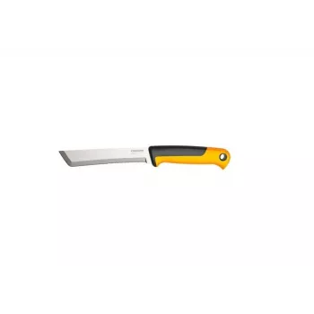 Fiskars X-series K82 Harvesting Knife, Stainless Steel Blade, SoftGrip Handle, 15 cm, Black/Orange