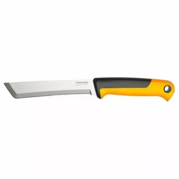 Fiskars X-series K82 Harvesting Knife, Stainless Steel Blade, SoftGrip Handle, 15 cm, Black/Orange