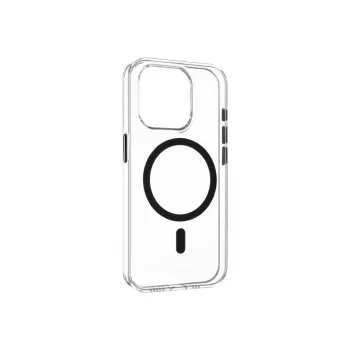 Fixed MagPurity Back Cover for Apple iPhone 15 Pro Max - Transparent PC+TPU
