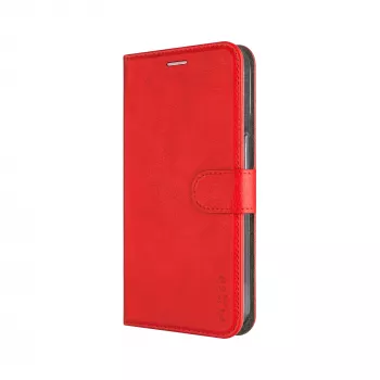 Fixed Opus Book Case for Samsung Galaxy A37 5G, Synthetic Leather, Red