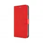 Fixed Opus Book Case for Samsung Galaxy A37 5G, Synthetic Leather, Red