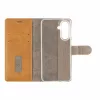 Fixed Opus Book Case for Samsung Galaxy A57 5G, Synthetic Leather, Brown