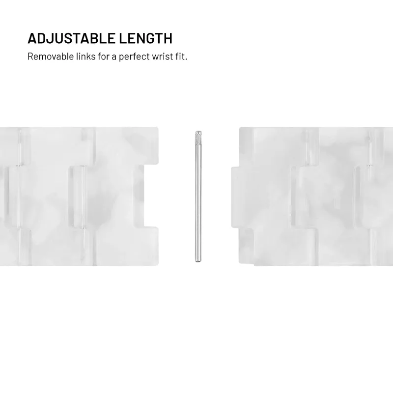 FIXED Resin Strap pro for Apple Watch 38/40/41, Cloud White