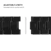FIXED Resin Strap pro for Apple Watch 44/45/46/49, Carbon Black