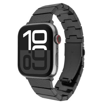 FIXED Resin Strap pro for Apple Watch 44/45/46/49, Carbon Black