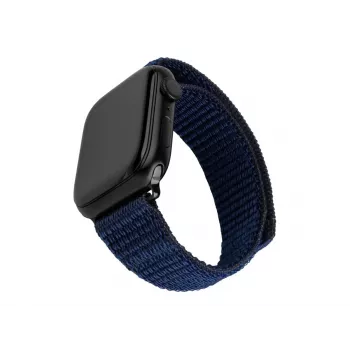 Fixed Sporty Nylon Strap for Apple Watch 38/40/41mm - Dark Blue