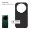 Fixed Story Back Cover for Xiaomi 17 Ultra, Rubberized, Black