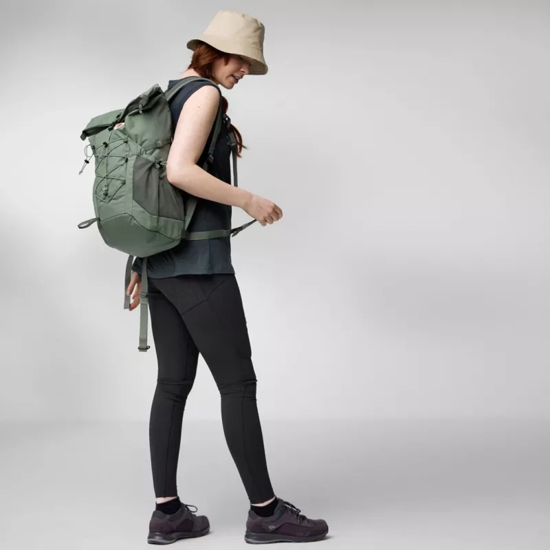 Fjällräven Abisko Hike Foldsack Backpack - Black