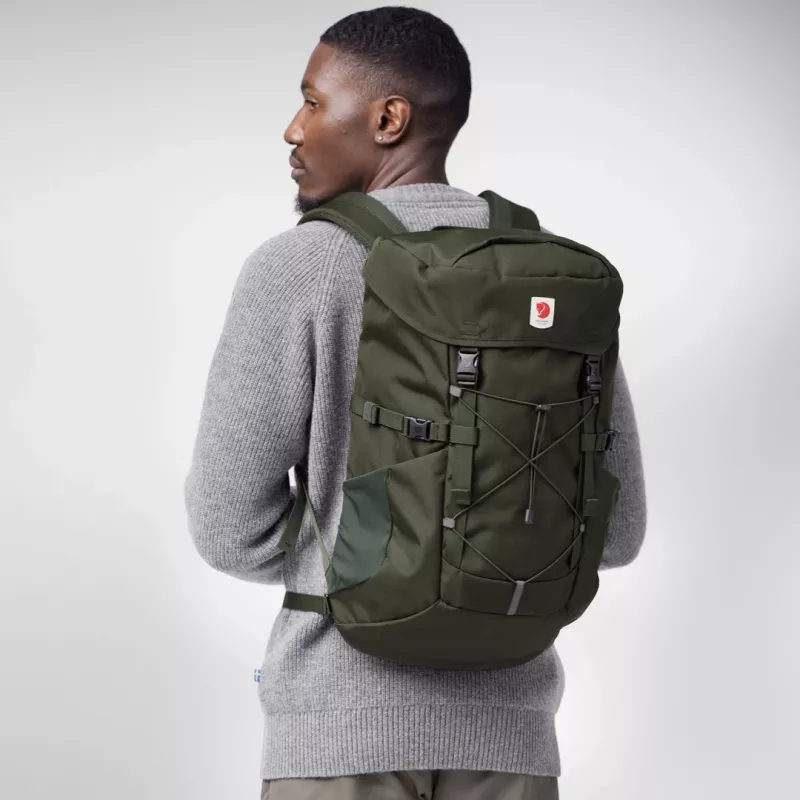 Fjällräven Skule Top 26 Backpack Green Oxford Recycled Polyester