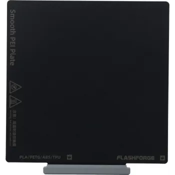 FlashForge Adventurer 5M/5M Pro/5M X PEI Build Surface Sheet - 235x235mm, Black 20004646001