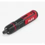 FLEX SD 7-320 4V Cordless Screwdriver with USB-C Charging, 7 Nm, 320 RPM, 1/4 inch Hex, LED Light, Soft Grip, Includes Bits
