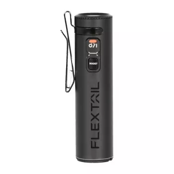Flextail ZERO 1200 Flashlight, 1200 Lumens, IPX7, USB-C Rechargeable, Black