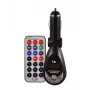 FM Transmitter CMP05 with Remote Control, USB Socket, MicroUSB, SD/TF Card Slot, 87.5-108 MHz, 12V/24V, Black