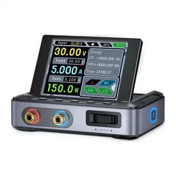 FNIRSI DPS150 PD Adjustable DC Power Supply 150W 0-28V 0-5A USB-C PD & DC Input TFT Display
