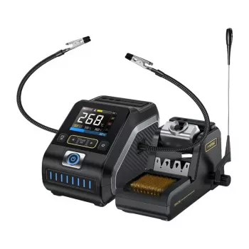 FNIRSI DWS-200F 200W Soldering Station with OLED Display, PID Control and ESD Protection