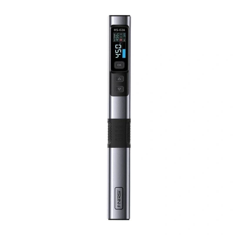 FNIRSI HS-02A 100W USB-C Soldering Iron with OLED Display