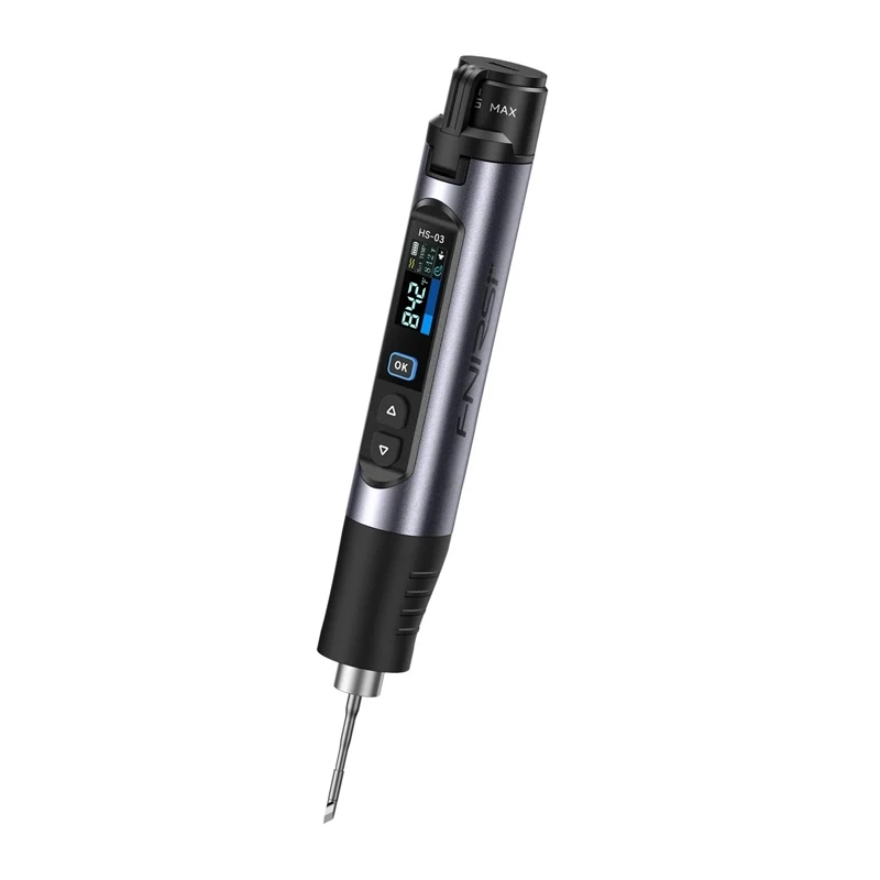 FNIRSI HS-03 Plus USB-C Soldering Iron 65W with OLED Display
