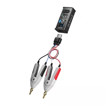 FNIRSI LCR-ST2 Plus LCR Tester – 2.8 inch TFT, 100Hz-100kHz, L/C/R/ESR/D/Q, Rechargeable