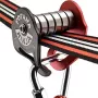 Fofana Ninja Slider Slackline Pulley - Outdoor Zip Line Trolley for Kids, 110 kg Capacity, Black/Yellow