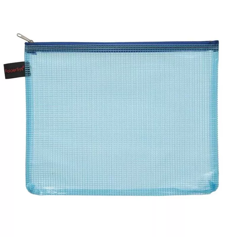 FOLDERSYS 10 A5 Zipper Bags Transparent PVC