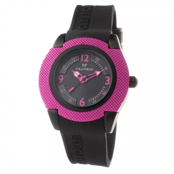 Folli Follie Donatella Women's Quartz Watch 40mm Rose Gold Stainless Steel Pink Leather