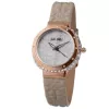 FOLLI FOLLIE Donatella Women's Quartz Watch WF13B032SPI 35mm Stainless Steel Case White Dial Pink Leather Strap