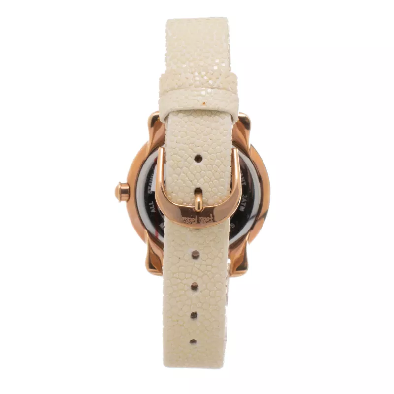 FOLLI FOLLIE Donatella Women's Quartz Watch WF14B002SPS 35mm Rose Gold Stainless Steel Pink Leather
