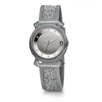 Folli Follie Donatella Women's Quartz Watch WF15T013ZS 28mm Silver Stainless Steel