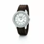 Folli Follie Donatella Women's Quartz Watch WF5T003ZTW 30mm Rose Gold Stainless Steel White Leather