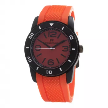 Folli Follie Donatella Women's Quartz Watch WT13K002ZPR 38mm Rose Gold Tone Stainless Steel Case Pink Leather Strap