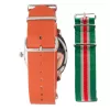 FOLLI FOLLIE Dynamic Men's Quartz Watch WT14T0015DNA 40mm Silver Stainless Steel Black Leather