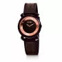 FOLLI FOLLIE Watch Woman WF15R013ZSB (28mm) - Rose Gold Stainless Steel Case, Pink Leather Strap, Quartz Movement