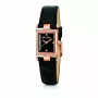 Folli Follie Women's Quartz Analog Wrist Watch WF13B037SSK - Stainless Steel & Ceramic, Black Dial, 22mm