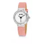FOLLI FOLLIE Women's Watch WF13A032SPR 28mm Quartz Analog Stainless Steel Leather Pink