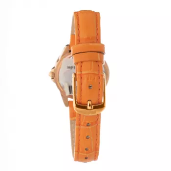 FOLLI FOLLIE Women's Watch WF13B071STN 30mm Rose Gold Stainless Steel & Beige Leather