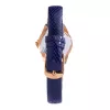 Folli Follie Women's Watch WF1B006STA 36mm Stainless Steel Quartz Analog Silver Dial Black Leather Strap