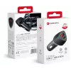 Forcell Carbon CC50-1A1C 38W Car Charger USB-C PD 3.0 + USB-A QC 3.0 Black