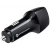 Forcell Carbon CC50-1A1C 38W Car Charger USB-C PD 3.0 + USB-A QC 3.0 Black