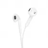 Forcell F-Audio HR-ME25 Lightning In-Ear Headphones with Mic & Remote, White