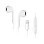 Forcell F-Audio HR-ME25 Lightning In-Ear Headphones with Mic & Remote, White