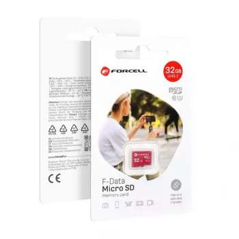 Forcell F-DATA 32GB microSDHC UHS-I U3 Class 10 Memory Card