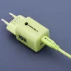 Forcell F-Energy GaN III VT-41 33 W GaN Wall Charger, 1x USB-C PD 3.0/PPS & 1x USB-A QC 4.0, Green