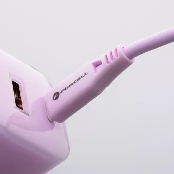 Forcell F-Energy GaN III VT-41 33W 1x USB-C 1x USB-A PD 3.0 QC 4.0 Wall Charger Purple