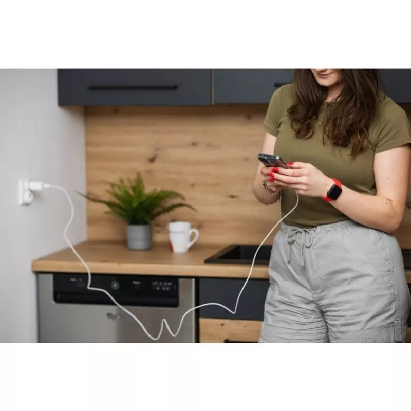 Forcell F-Energy USB-C to USB-C Cable QC4.0 PD 5A 100W 3m White C339