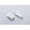 Forcell VT-41 GaN III 33W Wall Charger with 1x USB-C PD 3.0 & 1x USB-A QC 4.0 (White)
