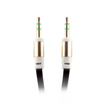 FOREVER Universal AUX Cable 3.5 mm Male to Male, 1 m, Black