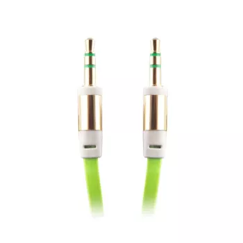 Forever Universal AUX Cable 3.5mm Green 1m